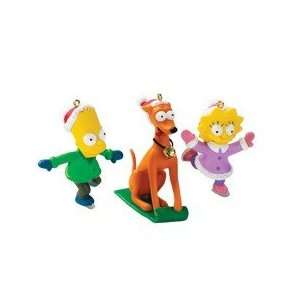  Carlton Heirloom The Simpsons Mini Trio Christmas Ornament 