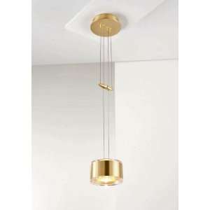   Down Lighting Low Voltage Pendant in Polished Brass and Brushed Brass