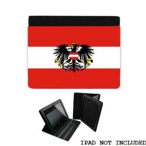 Austria Flag iPad 2 3 Leather and Faux Suede Holder Case Cover