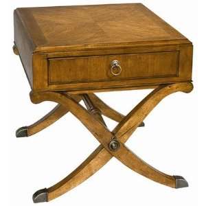  Peters Revington Astor End Table with Drawer in Distressed 