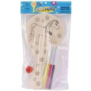    New   Craft n Play Paddle Ball Kit Pony   663742 Toys & Games