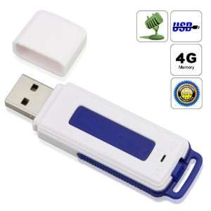   4GB USB pen Drive digital Audio voice Recorder(blue) Electronics