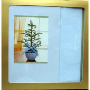  Hallmark Christmas Boxed Cards PX 4149 Blue Christmas Tree 