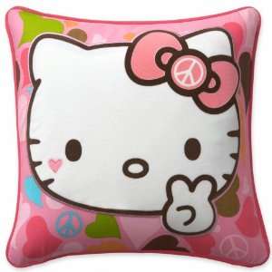  Hello Kitty 14inch Square Accent Pillow