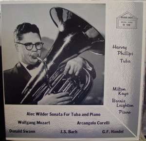 HARVEY PHILLIPS tuba recital LP mint  vinyl RE 7006  