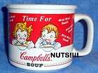 Campbells Soup Mug Cup Ceramic 1998 Time For Soup  