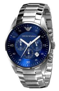 Emporio Armani Mens Stainless Steel Bracelet Band Watch  