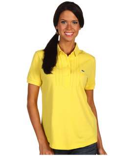 Lacoste S/S Supple Pique Pleated Polo    BOTH 