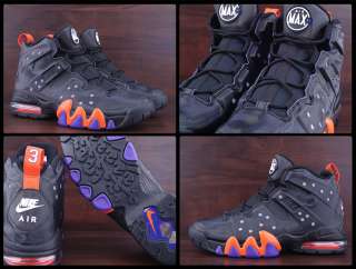 NIKE air max barkley black purple orange red size 11 us men shoes 