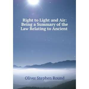 Right to Light and Air Being a Summary of the Law Relating to Ancient 