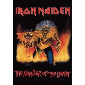  Iron Maiden Number of the Beast Fabric Poster: Home 