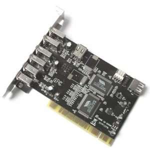  PCI to 5x USB + 3x 1394 Card Electronics