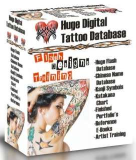 Huge Digital Tattoo Flash Database / Training / Designs  