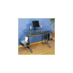  Studio RTA(R) Malibu Glass Computer Desk, 29 3/4in.H x 46 