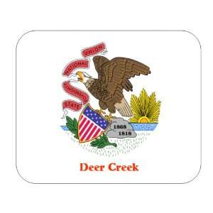   US State Flag   Deer Creek, Illinois (IL) Mouse Pad: Everything Else
