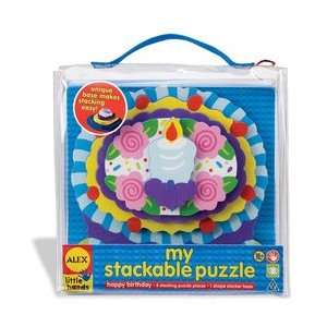 My Stackable Puzzle   Birthday Cake: Toys & Games