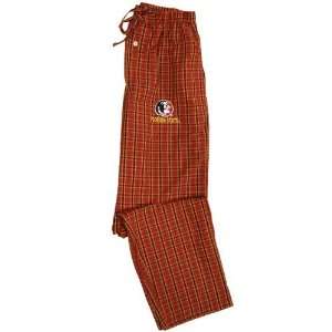   State Seminoles (FSU) Garnet Plaid Pajama Pants: Sports & Outdoors