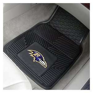  Baltimore Ravens Heavy Duty Vinyl Front Seat 2 Piece Car 