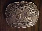 1986 hesston outfit tournament nfr rodeo buckle new in package