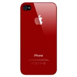 RED REPLICASE HARD CRYSTAL AIR JACKET CASE IPHONE 4 4S  