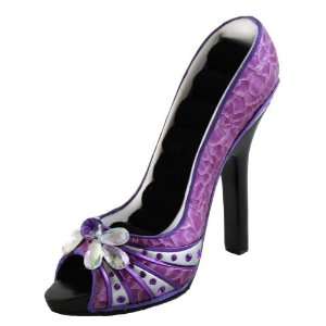 Urban Glam High Heel Shoe Ring Holder Purple 5  Home 