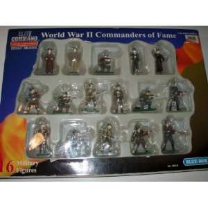   Command World War II Commanders of Fame Diecast Soldiers: Toys & Games