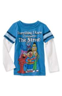 Mini Fine Sesame Street Double Sleeve T Shirt (Toddler)  