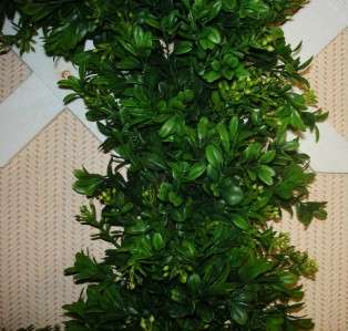 20 SQUARE FAUX BOXWOOD WREATH, VERY REALISTIC  