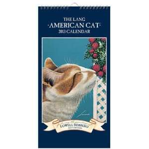  American Cat 2013 Slimline Wall Calendar: Office Products