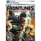 Frontlines Fuel Of War Collectors Edition   Pc new  