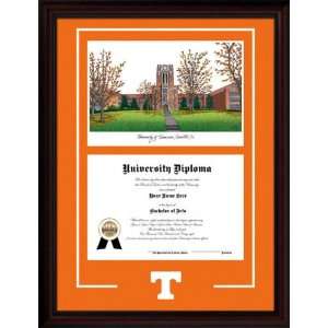  Tennessee Volunteers Framed Spirit Graduate Diploma Frame 