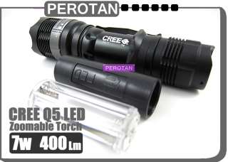 7w CREE LED Adjustable Zoomable Flashlight torch SA9b B  