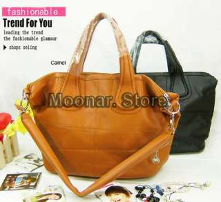Women PU Leather Women Hobo Clutch Purse Handbag Shoulder Totes Bag 