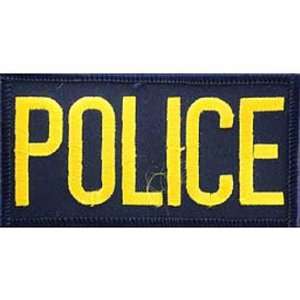  Police Patch Blue & Yellow 2 x 4 Patio, Lawn & Garden