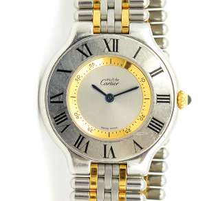 Cartier Must De Gold Stainless Steel 31mm Watch Quartz  