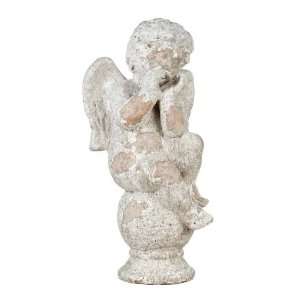  Praying Angel Sculpture in White