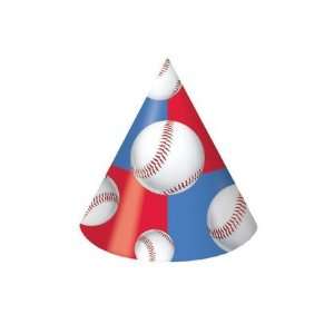  All Star Baseball Party Hats 8ct