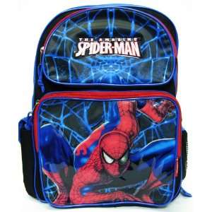   Amazing Spiderman Large Backpack with Black Water Bottle Toys & Games
