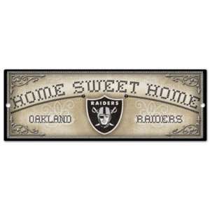   Raiders Home Sweet Home Country Décor Wood Sign: Sports & Outdoors