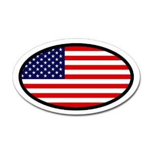    American Flag Flag Oval Sticker by  Arts, Crafts & Sewing