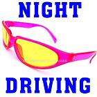 NIGHT DRIVING SUNGLASS Truck Glasses YELLOW Lens, Neon