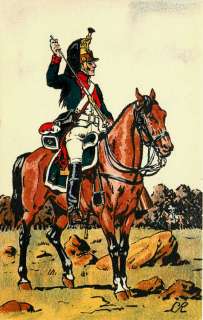 French Army First Empire Uniforms 1809 Mounted Sentry  