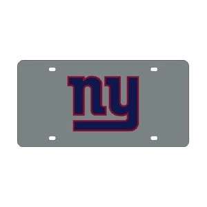  New York Giants Silver Laser Cut License Plate Sports 