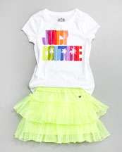 Juicy Couture Colormaster Logo Tee & Fluorescent Mesh