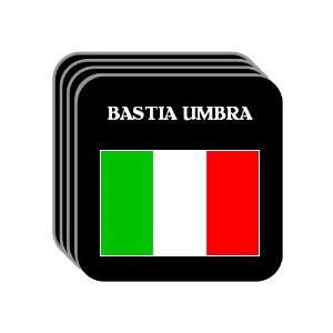  Italy   BASTIA UMBRA Set of 4 Mini Mousepad Coasters 