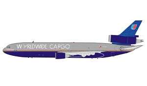INFLIGHT 200 UNITED AIRLINES DC 10 CARGO DIE CAST  