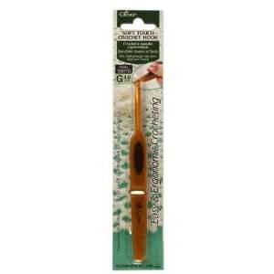  Clover Soft Touch Crochet Hooks Size G (4.0mm) By The Each 