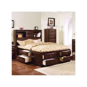  Wildon Home Manhattan Storage Bed in Dark Pine Size: Full 