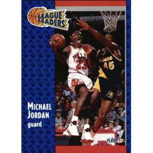  1991 Fleer Michael Jordan # 220 League Leaders