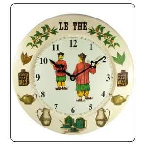  Wall Clock for Kitchen Decor Tea Theme